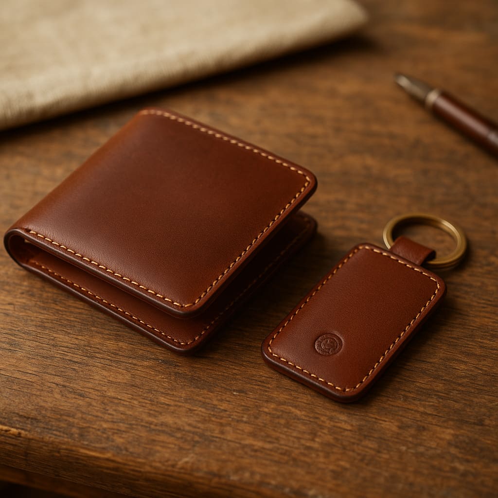 Personalisierte Lederaccessoires